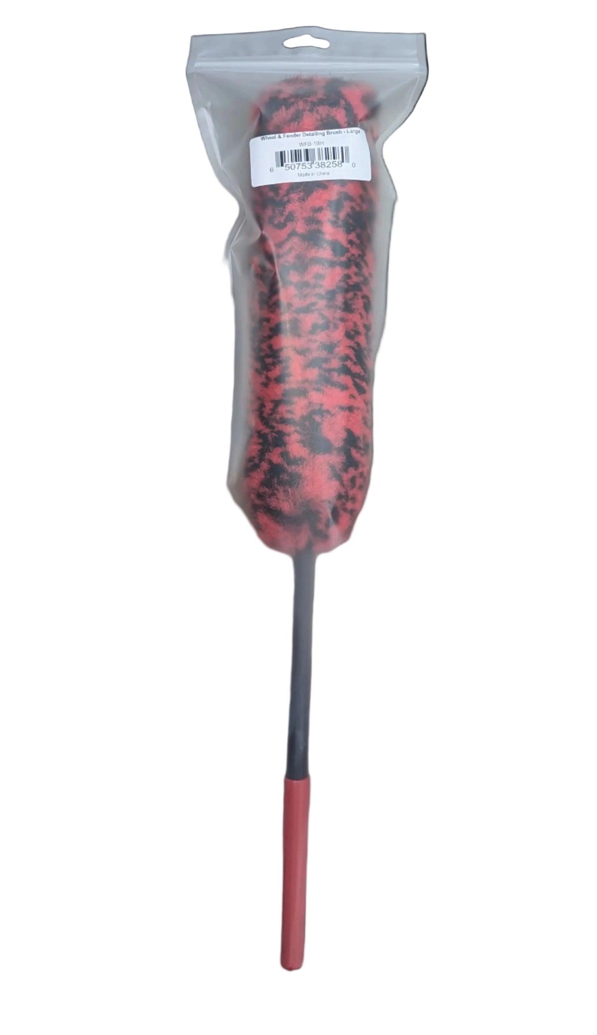 Wheel & Fender Detailing Brush - Large Red & Black