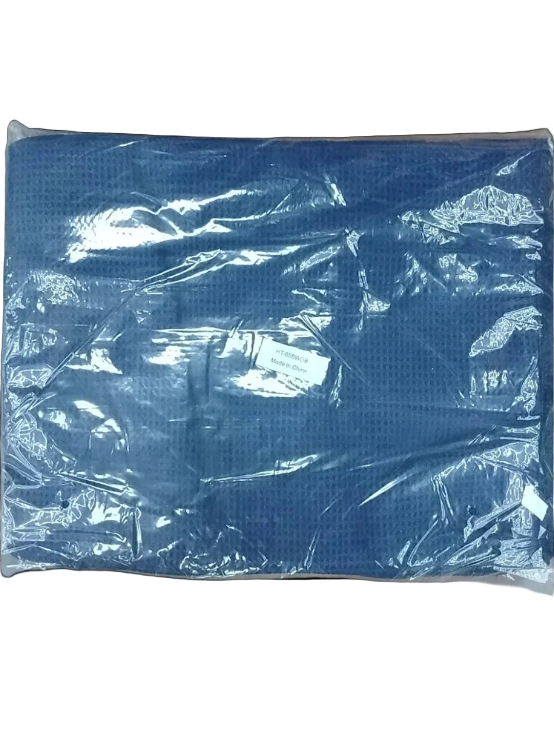 Soft Waffle Style Towels - 15" x 25" - Dark Blue 12/Pack