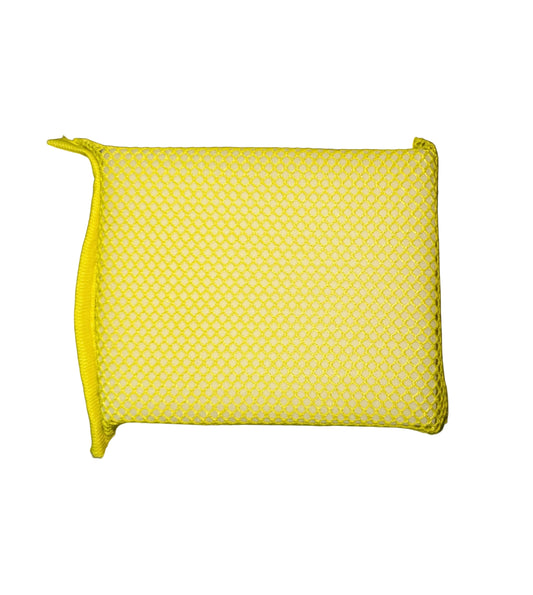 Yellow Mesh Bug Sponge - 3" x 5" x 1"