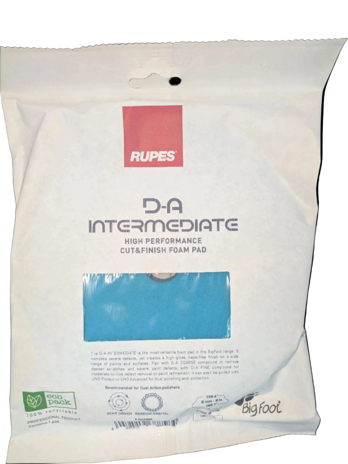 DA Intermediate Cut & Finish Foam Pad 6"